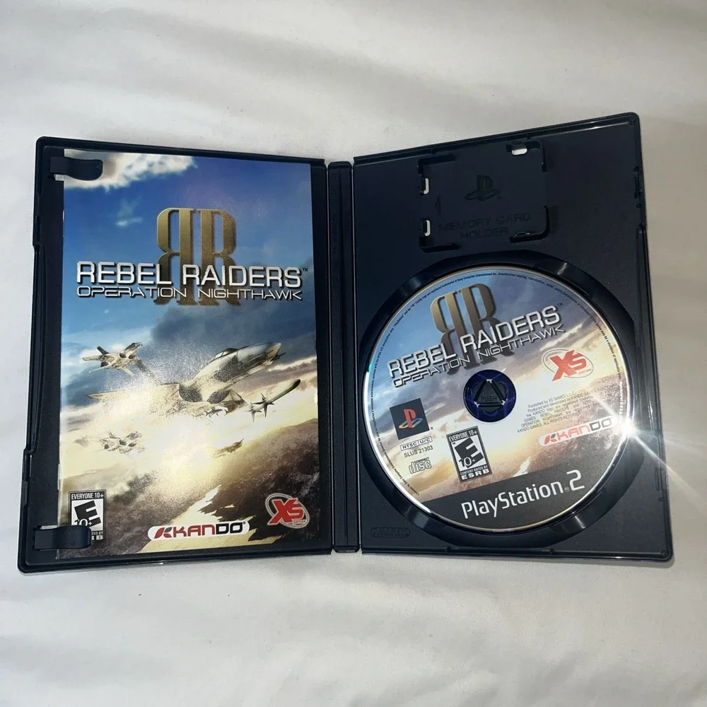 Rebel‎ Raiders: Operation Nighthawk (Sony PlayStation 2, 2006) With Manual